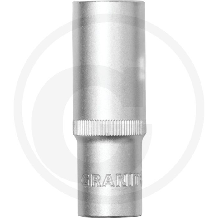 Black edition black edition 1/2" zeskant dop, lang, 22 mm - lengte 75 mm