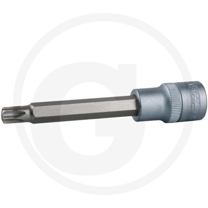 Ks tools 1/2” dopsleutelbit voor tx-bouten, lang, t10 profiel, 110mm lengte Ks tools 1/2” dopsleutelbit voor tx-bouten, lang, t10 profiel, 110mm lengte