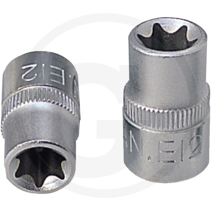 Ks tools 3/8" tx-e-dopsleutel, e5 - torx-e, din 3120, iso 1174, 28mm Ks tools 3/8" tx-e-dopsleutel, e5 - torx-e, din 3120, iso 1174, 28mm