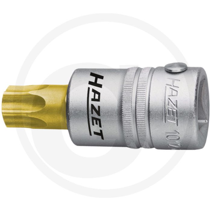 Clé à douille Hazet embout torx® t100 80mm en acier spécial étamé