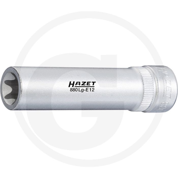 Hazet dopsleutelbit torx® e10 3/8" 65mm chroom-vanadium