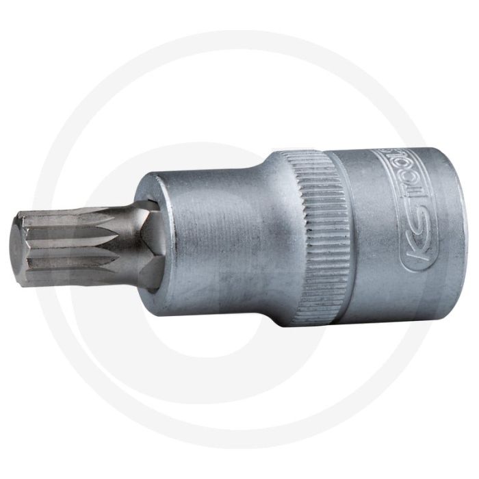 Ks tools 1/2” dopsleutelbit voor veeltand (xzn®) - sleutelmaat m10