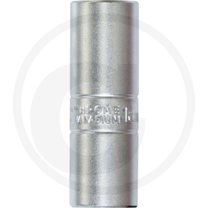 Black edition black edition 1/2" dop voor bougies, 16 mm - zeskant, 65 mm lengte