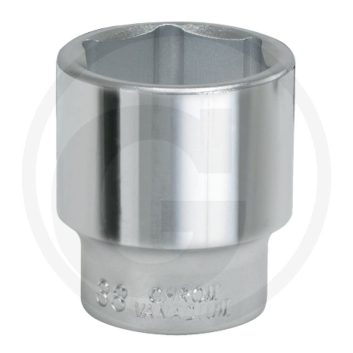 Ks tools 3/4” classic zeskant dopsleutel, kort, 30 mm - 6-kant, flanktraction-profil, matt satiniert Ks tools 3/4” classic zeskant dopsleutel, kort, 30 mm - 6-kant, flanktraction-profil, matt satiniert