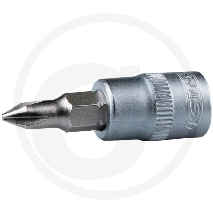 Ks tools : embout de clé à douille 1/4” pour vis cruciformes - PH0, 37 mm Ks tools : embout de clé à douille 1/4” pour vis cruciformes - PH0, 37 mm