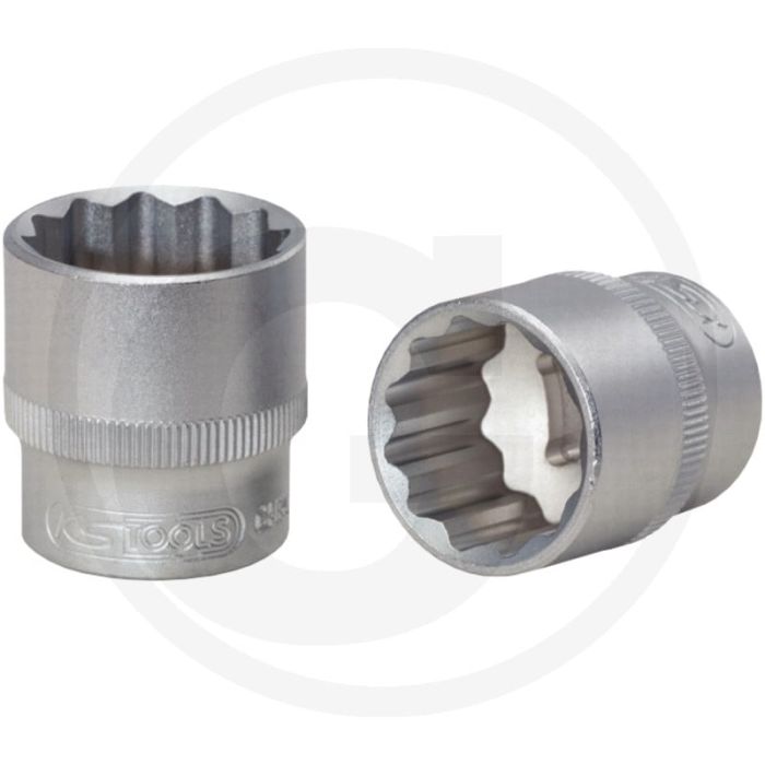 Ks tools 3/8" 12-kant dopsleutel, 10 mm - flanktraction-profil, chrom vanadium Ks tools 3/8" 12-kant dopsleutel, 10 mm - flanktraction-profil, chrom vanadium