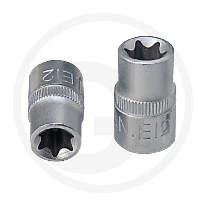 Clé à douille Ks Tools 3/8", TX-E, E14 - finition satinée mate, chrome-vanadium Clé à douille Ks Tools 3/8", TX-E, E14 - finition satinée mate, chrome-vanadium