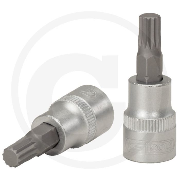 Embout de clé à douille Ks Tools 3/8” pour vis à pas multiple (xzn®) - taille de vis : M4 Embout de clé à douille Ks Tools 3/8” pour vis à pas multiple (xzn®) - taille de vis : M4