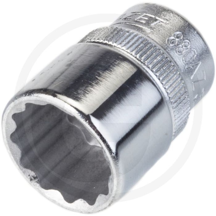 Clé à douille à 12 pans Hazet 5/8" - chrome-vanadium - 3/8" - 29,5 mm