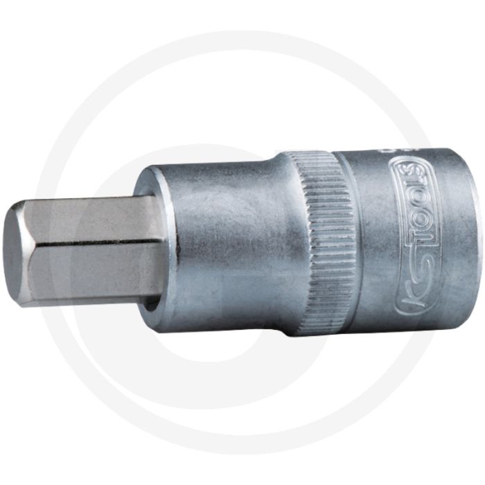 Ks tools 1/2” dopsleutelbit voor binnenzeskant 4mm - kort, vernikkeld, chroom vanadium Ks tools 1/2” dopsleutelbit voor binnenzeskant 4mm - kort, vernikkeld, chroom vanadium