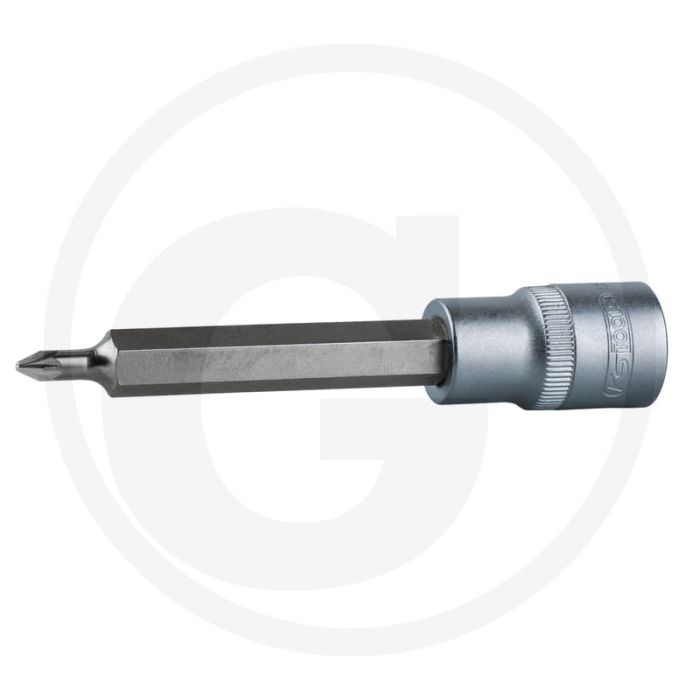 Ks tools 1/2” bit-dopsleutel, lang, pz4 - kruiskop, 110 mm