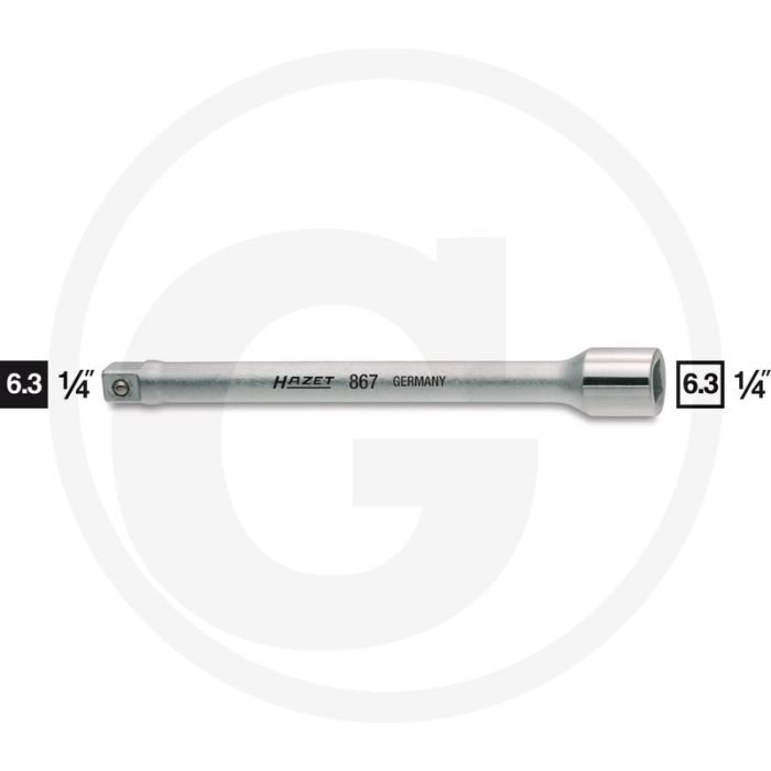Hazet verlengstuk 6,3 (1/4") - lengte 101,5 mm