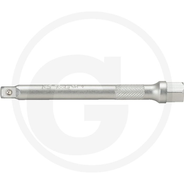 Ks tools 1/4" verlengstuk met aandrijfzeskant, 100 mm - chroom vanadium