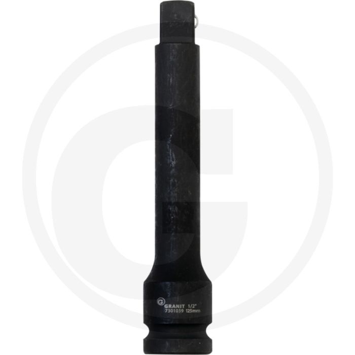 Black edition black edition 1/2” verlengstuk, kracht - korte uitvoering (125mm)