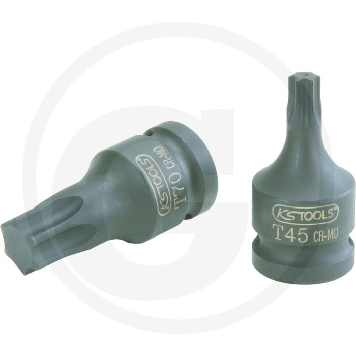 Ks tools 1/2” krachtdopsleutelbit, kort, t70 - torx, innenvierkant, chrom-molybdän Ks tools 1/2” krachtdopsleutelbit, kort, t70 - torx, innenvierkant, chrom-molybdän