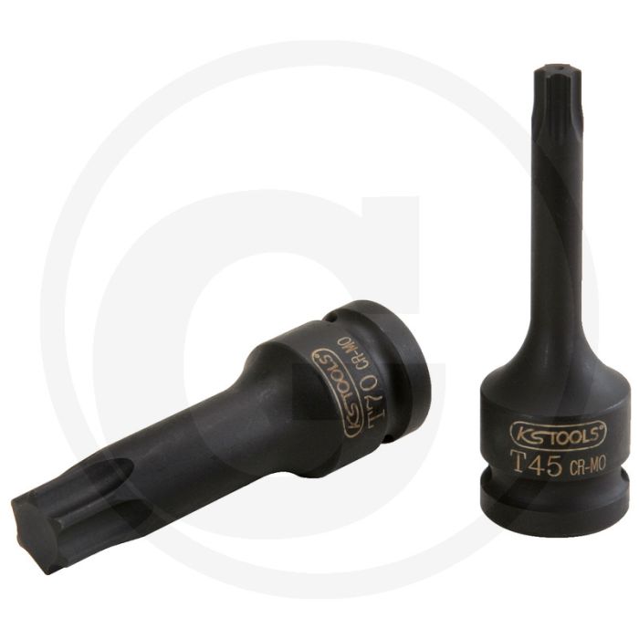 Ks tools 1/2” krachtdopsleutelbit voor tx-bouten, t80 - lang 75mm Ks tools 1/2” krachtdopsleutelbit voor tx-bouten, t80 - lang 75mm