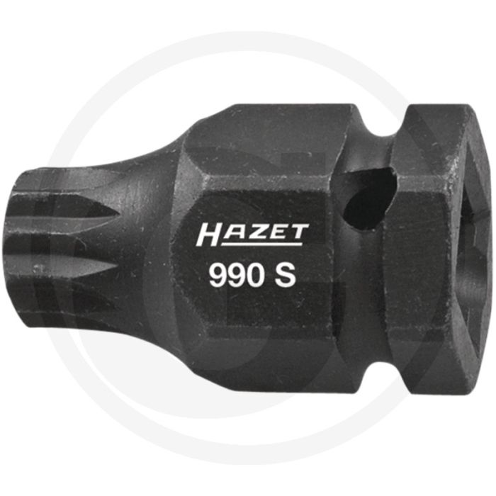 Hazet krachtdopsleutelbit xzn 43mm m14 chroom vanadium staal