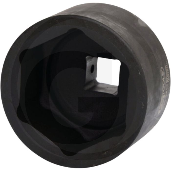 Ks tools 1” krachtdopsleutel zeskant, kort, 80 mm - max. draaimoment 2.795 nm