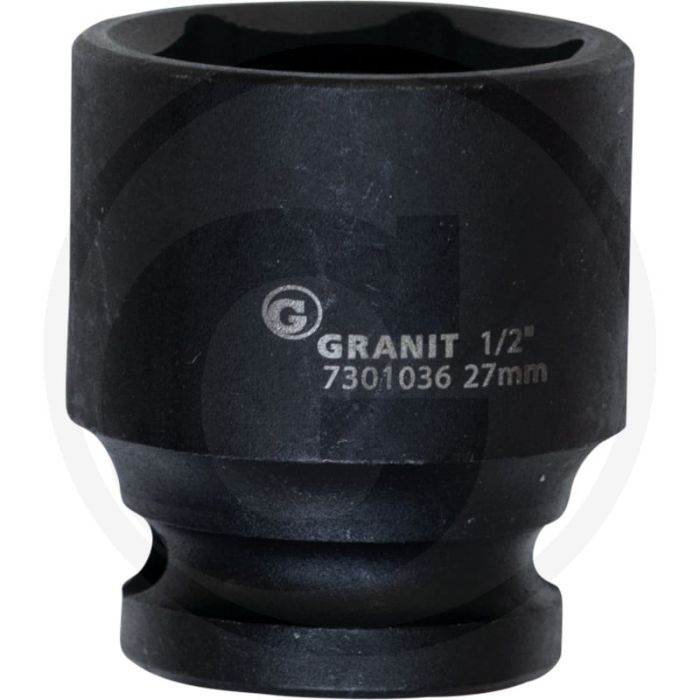 Black edition black edition 1/2" zeskant krachtdop, kort, 30 mm - 80-420 nm