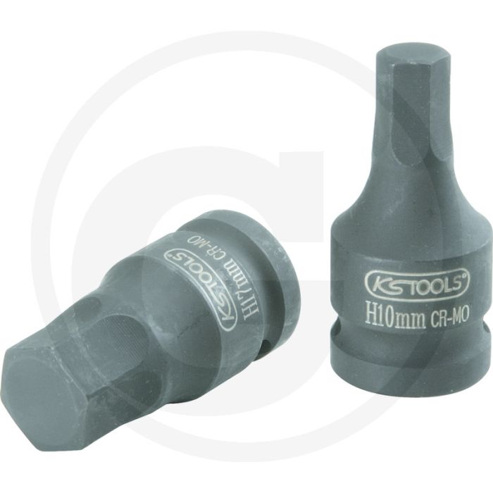 Ks tools 1/2” krachtdopsleutelbit voor binnenzeskant - korte uitvoering, 19mm Ks tools 1/2” krachtdopsleutelbit voor binnenzeskant - korte uitvoering, 19mm