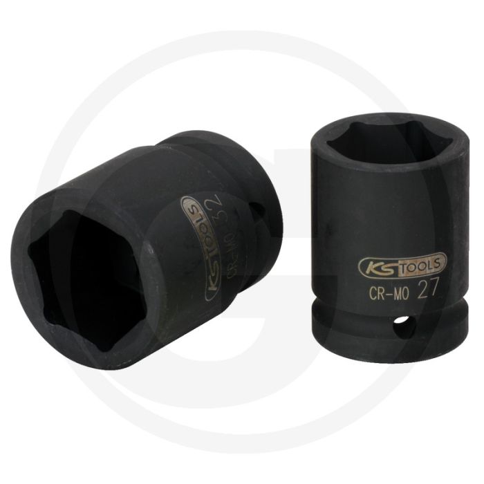 Ks tools 3/4" zeskant krachtdopsleutel, kort, 38 - max. draaimoment 1.084 nm Ks tools 3/4" zeskant krachtdopsleutel, kort, 38 - max. draaimoment 1.084 nm