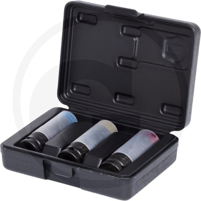 Ks tools slimpower krachtdopsleutelset, 3-delig, 17-19-21 mm, extra diep