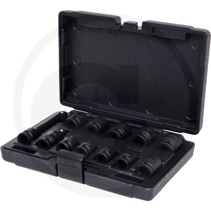 Jeu de clés à douille Ks Tools 1/2", hexagonales, 12 pièces, dans un coffret en plastique - 10 à 24 mm Jeu de clés à douille Ks Tools 1/2", hexagonales, 12 pièces, dans un coffret en plastique - 10 à 24 mm