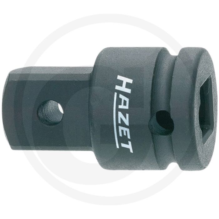 Hazet krachtadapter 1/2" f naar 3/4" m, 49 mm lengte, chroom vanadium staal