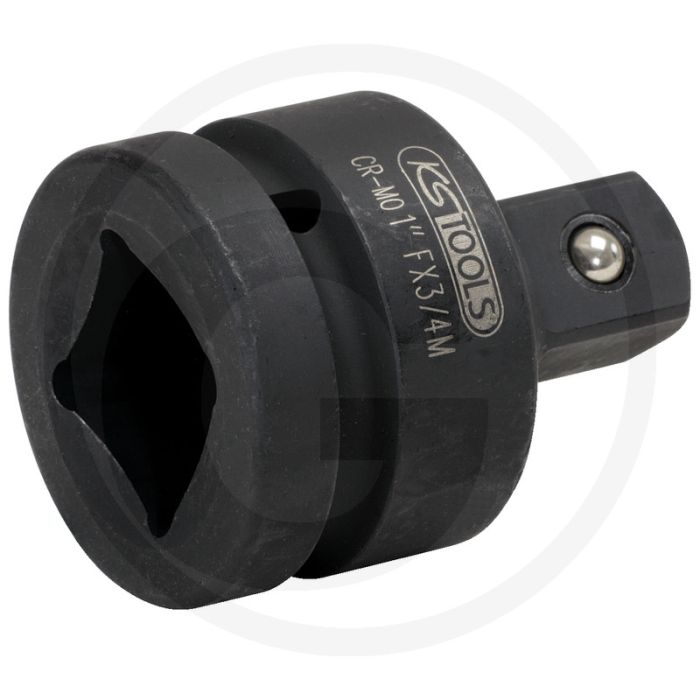 Ks tools 1" krachtadapter (verloop), 1"f x 3/4"m - maximale draaimoment 1412 nm