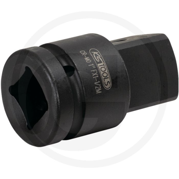 Ks tools 1" krachtadapter, 1"f x 1.1/2"m - maximale draaimoment: 2.562 nm Ks tools 1" krachtadapter, 1"f x 1.1/2"m - maximale draaimoment: 2.562 nm