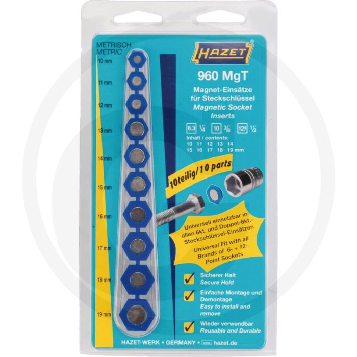 Hazet magnetische inzetstukken voor dopsleutel - sterke magneet