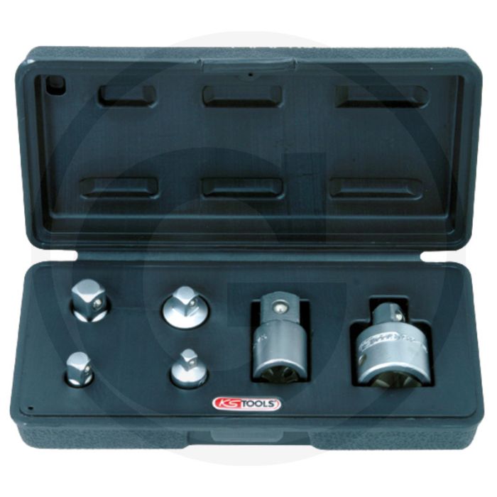 Ks tools 6-delige vergrotende/verkleinende adapterset - chroom vanadium - in kunststofkoffer Ks tools 6-delige vergrotende/verkleinende adapterset - chroom vanadium - in kunststofkoffer