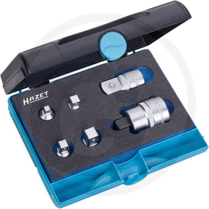 Hazet adapterset 6-delig met smartcase 165-s