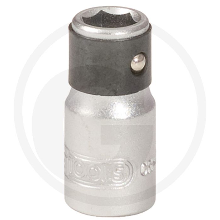 Ks tools 1/4" bit-dopadapter met spanring, lengte 25mm Ks tools 1/4" bit-dopadapter met spanring, lengte 25mm