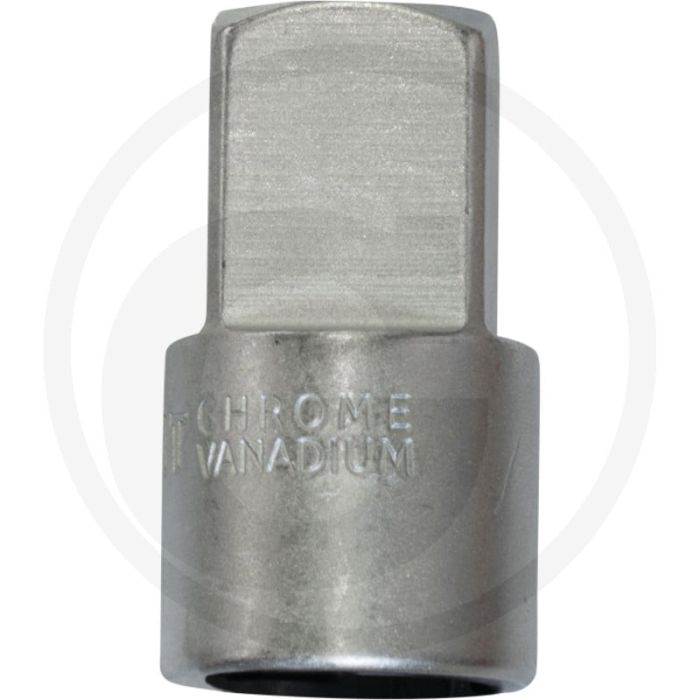 Black edition black edition 1/2" verloopadapter, 1/2"f x 3/4"m - chroom-vanadium, mat gesatineerd, 46mm