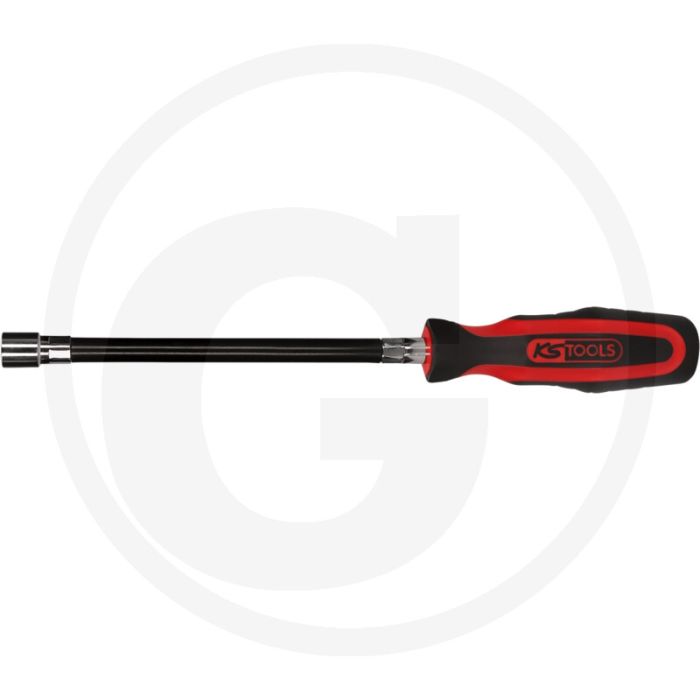 Ks tools ergotorqueplus dopschroevendraaier, 10 mm, flexibel lang ontwerp