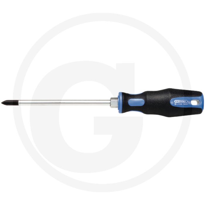 Ks tools ergotorqueplus® schroevendraaier voor kruiskop schroeven 205mm Ks tools ergotorqueplus® schroevendraaier voor kruiskop schroeven 205mm