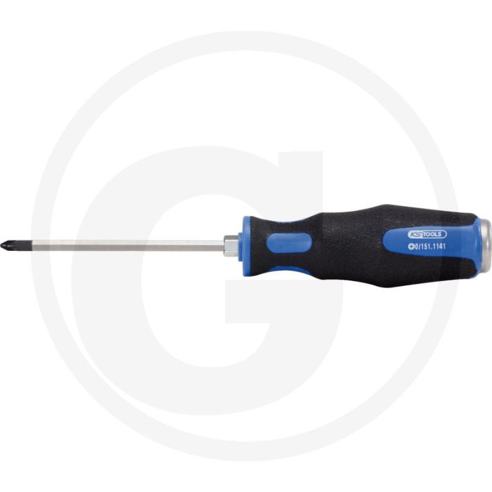 Ks tools ergotorque®max schroevendraaier met slag - pz4 x 200mm Ks tools ergotorque®max schroevendraaier met slag - pz4 x 200mm