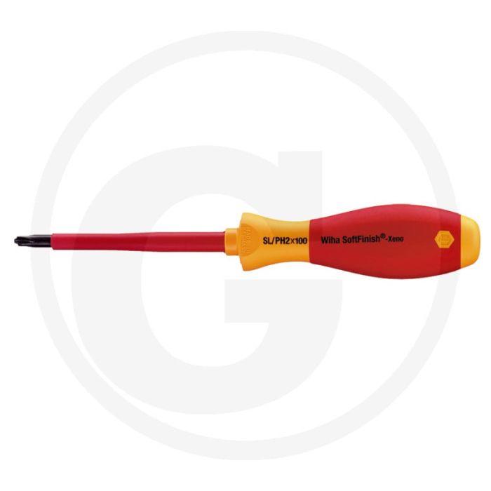 Wiha wiha zaagsnede / kruiskop schroevendraaier softfinish® electric xeno - lengte 218mm