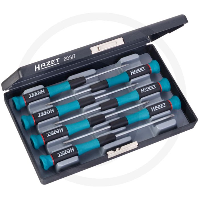 Hazet Elektronik-Schraubendrehersatz mit 6 Präzisions-Torx®-Schraubendrehern