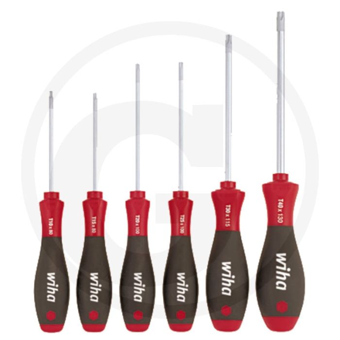 Wiha torx® schroevendraaierset softfinish® 6-delig, t10-t40 - 80-130 mm Wiha torx® schroevendraaierset softfinish® 6-delig, t10-t40 - 80-130 mm