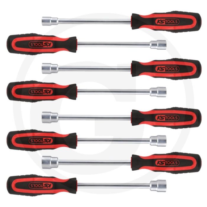 Ks tools ergotorqueplus® dopschroevendraaierset, 8-delig, 2-componenten handgreep, chroom-vanadium. Ks tools ergotorqueplus® dopschroevendraaierset, 8-delig, 2-componenten handgreep, chroom-vanadium.