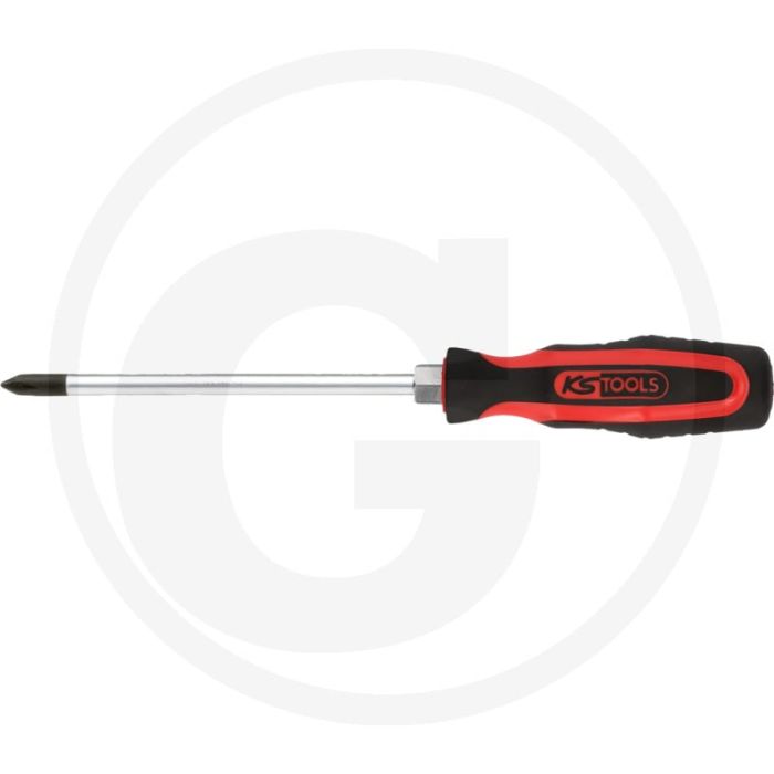 Tournevis Ks tools ergotorqueplus® pour vis cruciformes - PH1 x 75 mm Tournevis Ks tools ergotorqueplus® pour vis cruciformes - PH1 x 75 mm