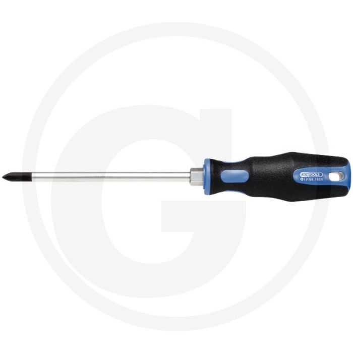 Tournevis Ks tools ergotorqueplus® pour vis cruciformes - PH2 x 100 mm Tournevis Ks tools ergotorqueplus® pour vis cruciformes - PH2 x 100 mm