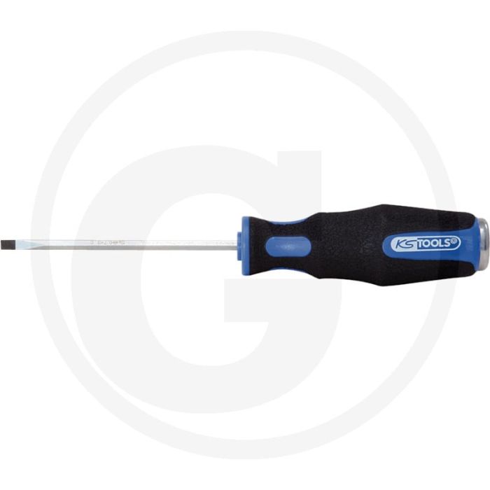 Ks tools ergotorque®max schroevendraaier voor zaagsnede 8 mm - 2-komponentengriff, schlagkappe, chrom vanadium Ks tools ergotorque®max schroevendraaier voor zaagsnede 8 mm - 2-komponentengriff, schlagkappe, chrom vanadium