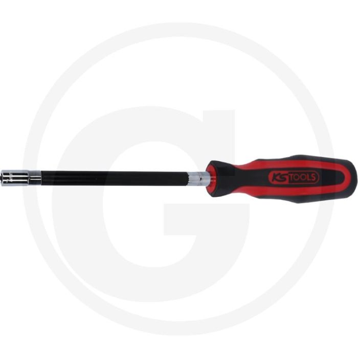 Ks tools ergotorqueplus dopschroevendraaier, 7 mm, flexibel lang handvat Ks tools ergotorqueplus dopschroevendraaier, 7 mm, flexibel lang handvat