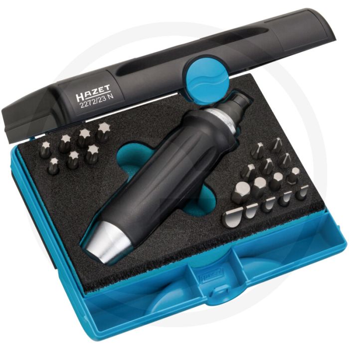 Hazet slagschroevendraaier set (bits) - 23-delige set met diverse profielen