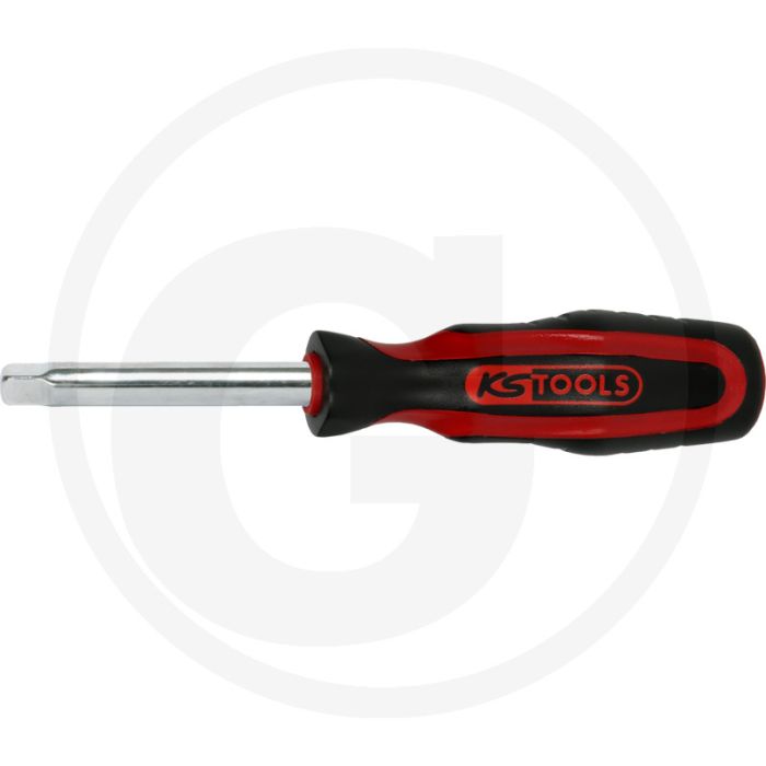 Ks tools 1/4" chromeplus® schroevendraaier met vi hochglanz verchromt - lengte 150mm