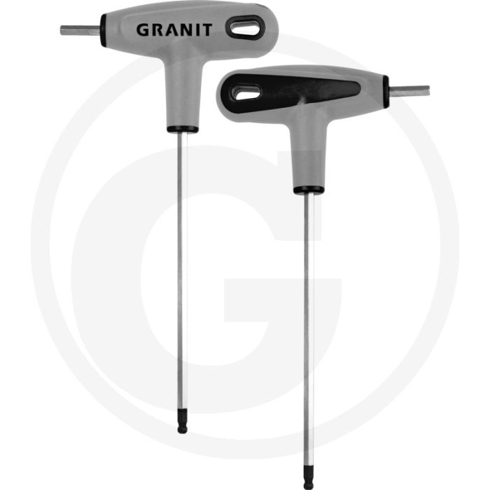 Black edition black edition schroevendraaier voor binnenzeskantschroeven met t-greep - sleutelmaat 5 mm
