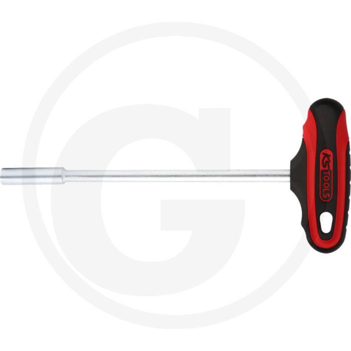 Ks tools ergotorqueplus® dopschroevendraaier met t-greep, lang, 6 mm - lengte 230mm Ks tools ergotorqueplus® dopschroevendraaier met t-greep, lang, 6 mm - lengte 230mm